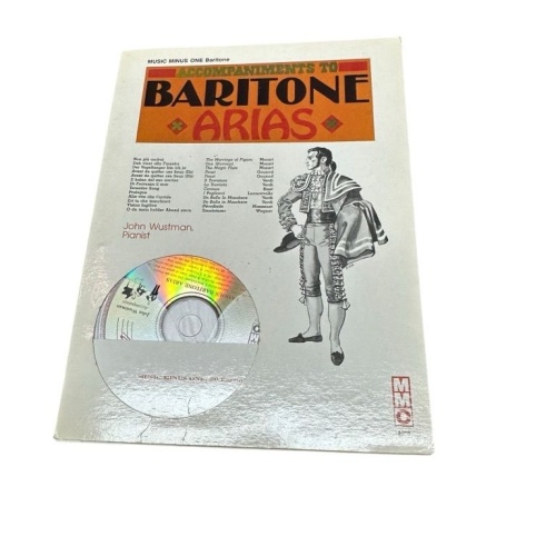 Baritone Arias: Music Minus One Baritone Wustman, John: