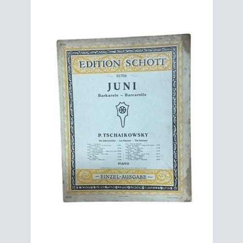 Juni. Bakarole, Die Jahreszeiten Tschaikowsky, P.: