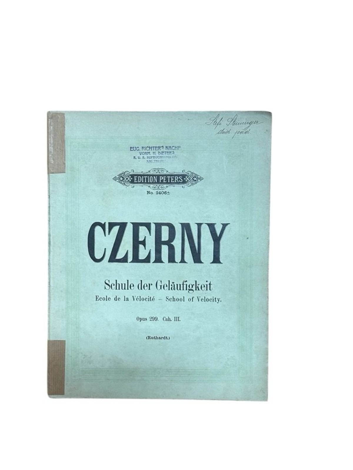 Schule der Geläufigkeit op. 299, Heft III: für Klavier / Shcool of Velocity für