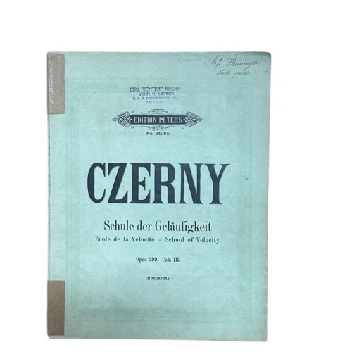 Schule der Geläufigkeit op. 299, Heft III: für Klavier / Shcool of Velocity für