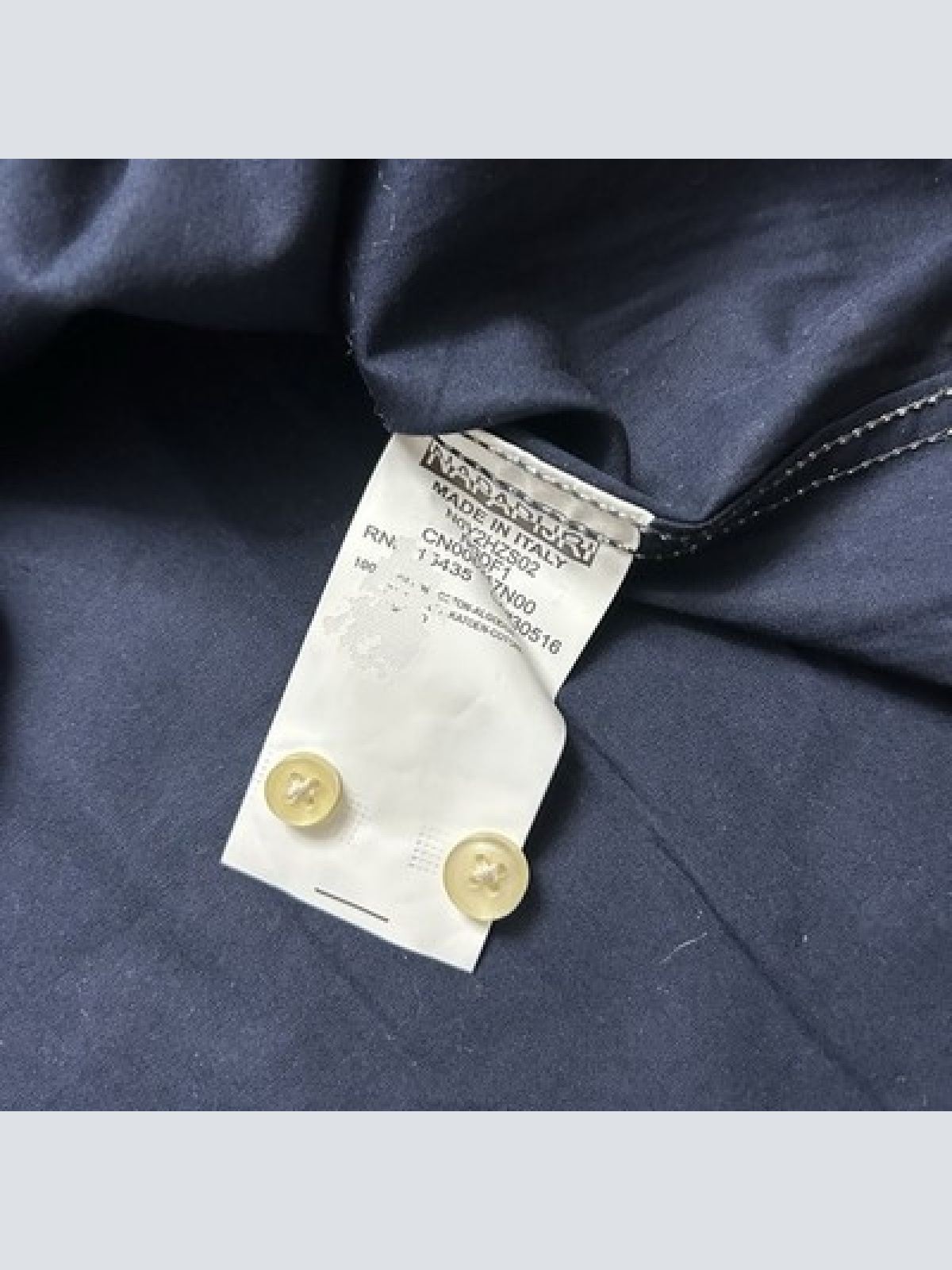 Napapijri Geographic Freizeithemd Langarm Blau Herren Größe XL Maße siehe Fotos