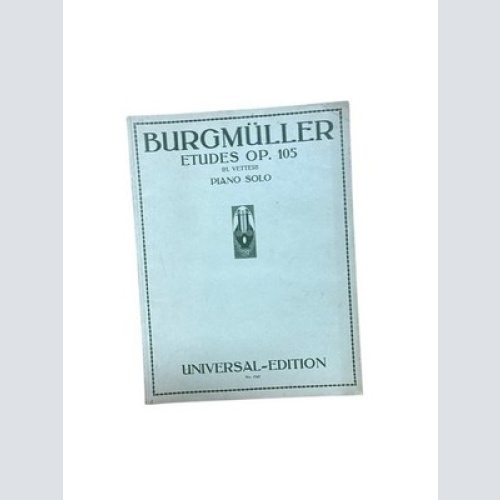 Etüden op. 109, piano solo. 18 Genre-Etüden als Folge der leichten Übungen Burgm