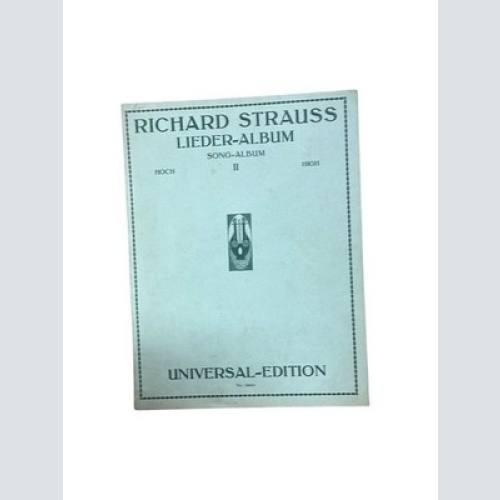 Lieder-Album, Heft II Strauss, Richard: