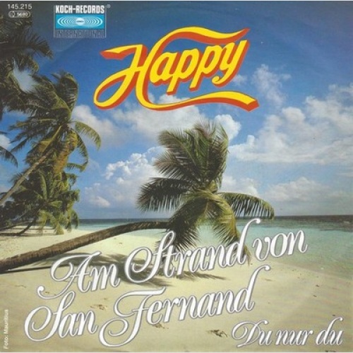 7", Single Happy (8) - Am Strand Von San Fernand