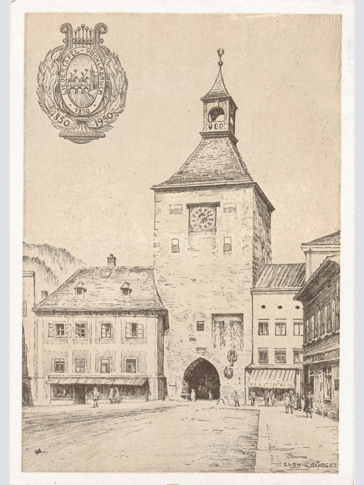 AK aus Vöcklabruck 100 Jahre Liedertafel Oberösterreich Ansichtskarte (16680)