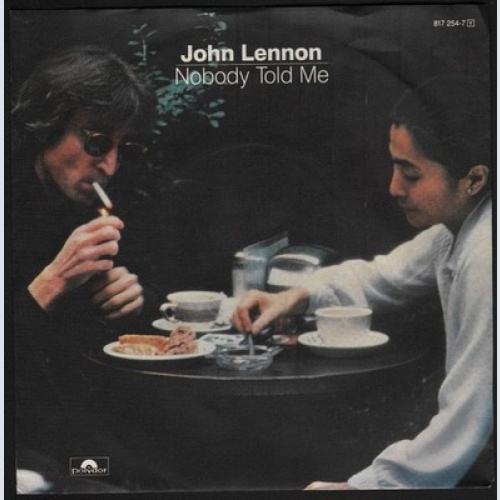 7", Single John Lennon - Nobody Told Me