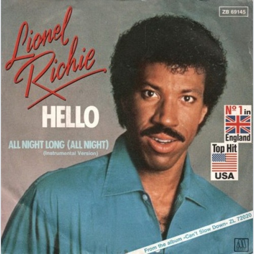 7", Single Lionel Richie - Hello