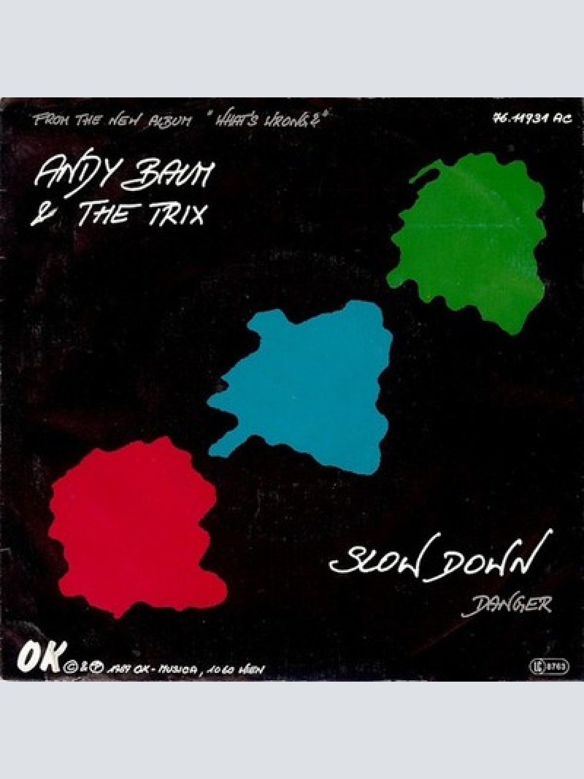 7", Single Andy Baum & The Trix - Slow Down