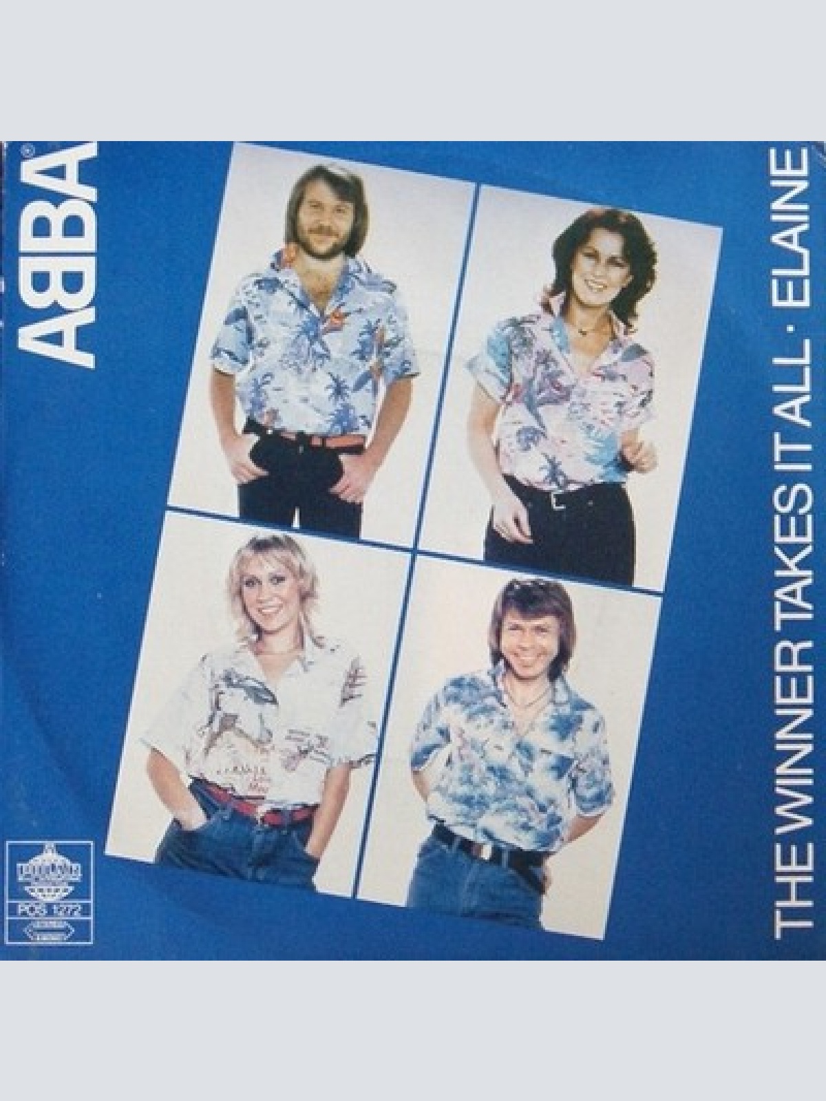 7", Single ABBA - The Winner Takes It All / Elaine