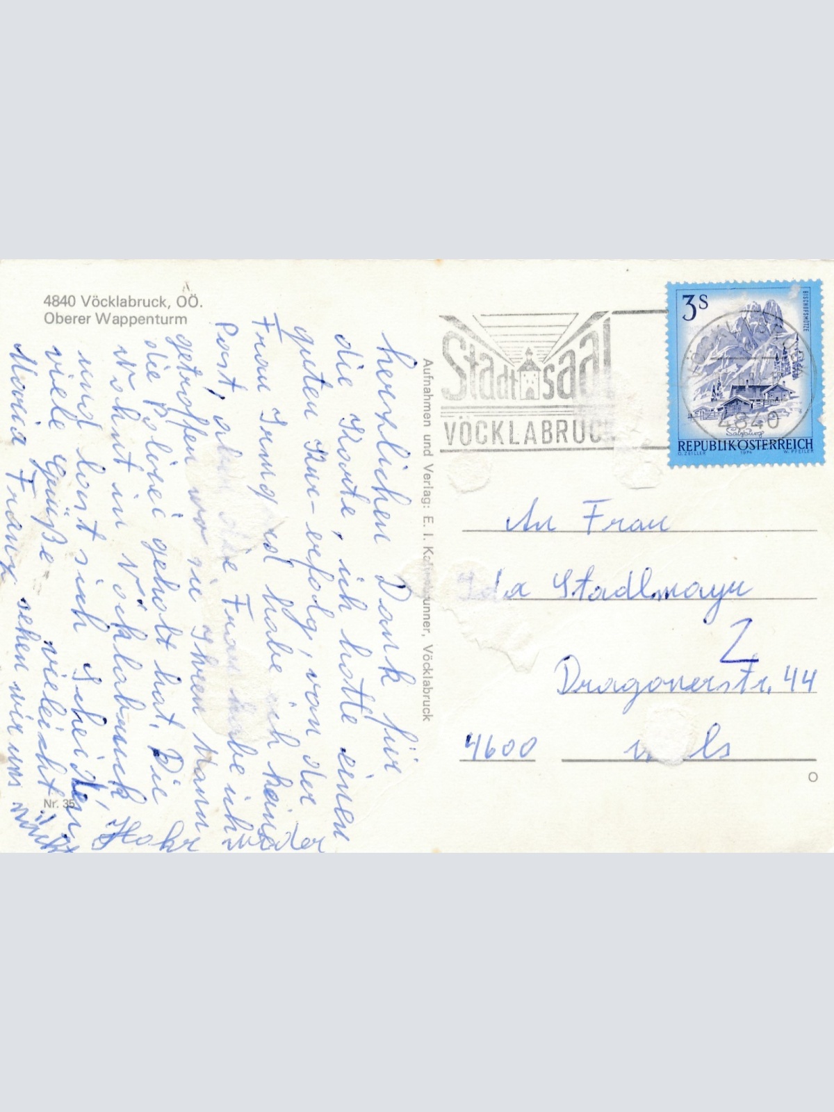 AK aus Vöcklabruck Oberösterreich Ansichtskarte (16716)