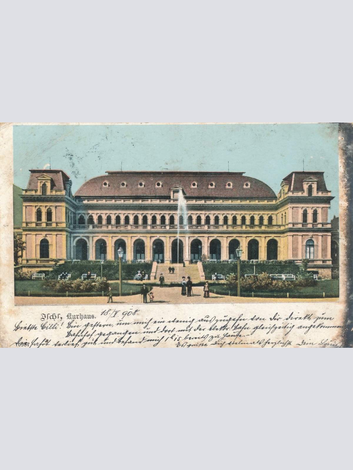 AK aus Ischl Kurhaus Oberösterreich Ansichtskarte (16722)