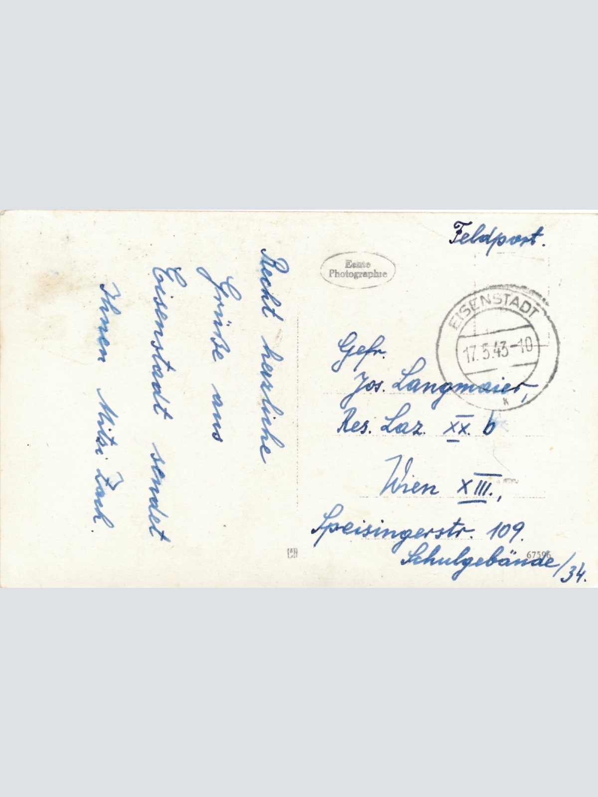 AK aus Eisenstadt Nationalbank Burgenland Ansichtskarte (16737)