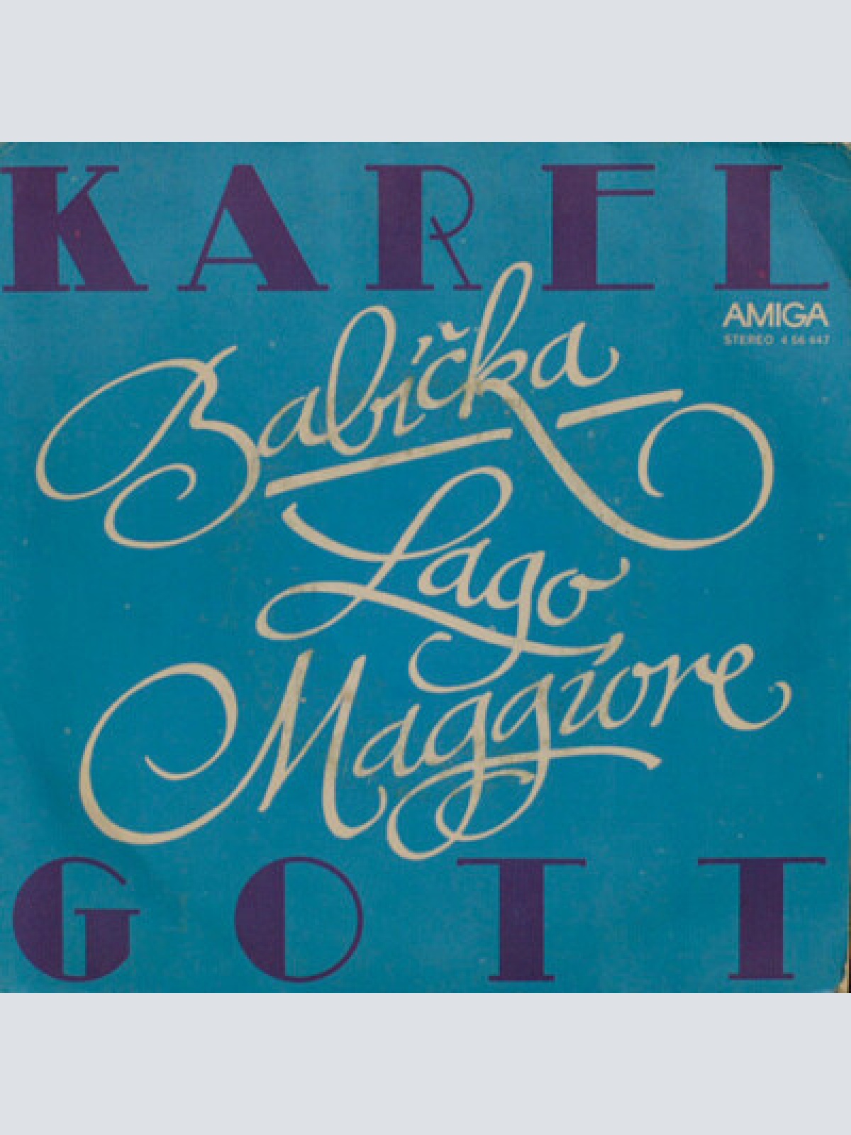 7", Single Karel Gott - Babička / Lago Maggiore