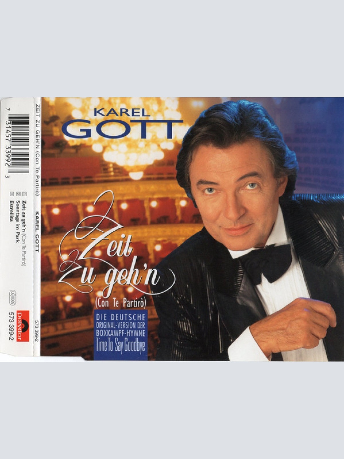CD, Single Karel Gott - Zeit Zu Geh'n (Con Te Partirò)