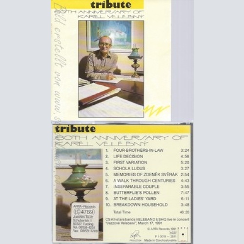 CD--TRIBUTE--60TH ANNIVERSARY OF KARELL VELLEBNY