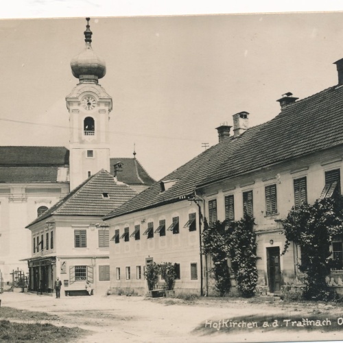 AK aus Hofkirchen an der Trattnach Marktplatz Ansichtskarte (16588)