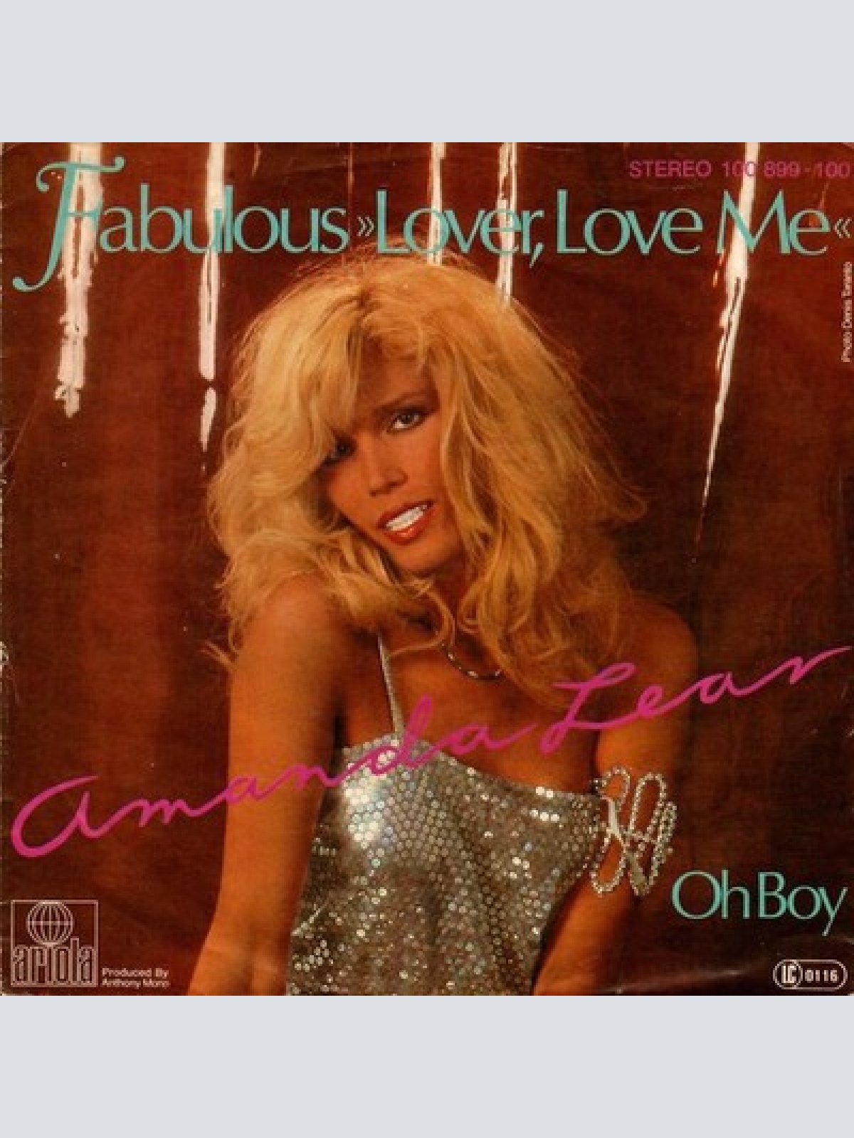 7", Single Amanda Lear - Fabulous Lover, Love Me