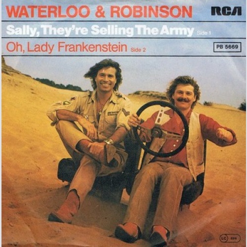 7", Single Waterloo & Robinson - Sally, They're Selling The Army