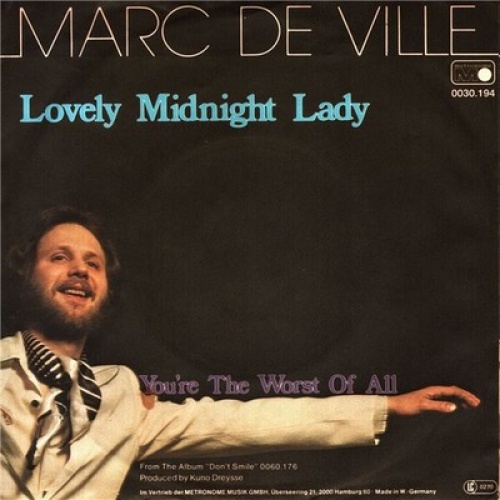 7", Single Marc De Ville - Lovely Midnight Lady
