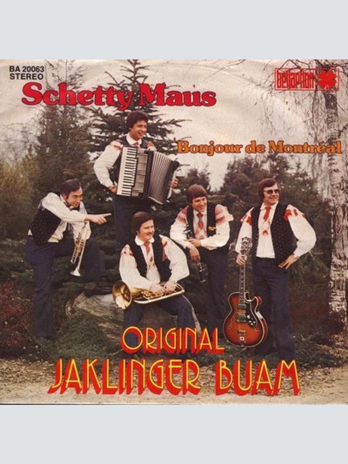 7", Single Original Jaklinger Buam* - Schetty Maus