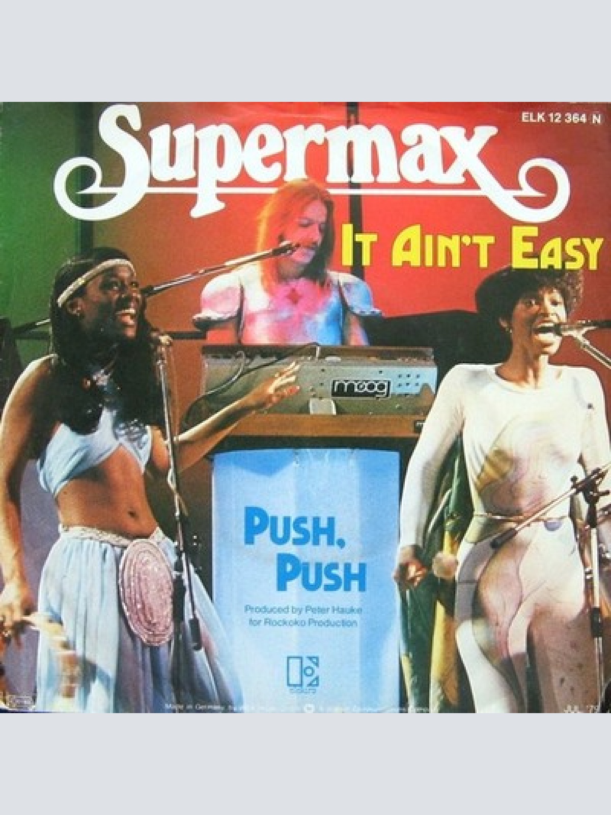 7", Single Supermax - It Ain't Easy / Push, Push