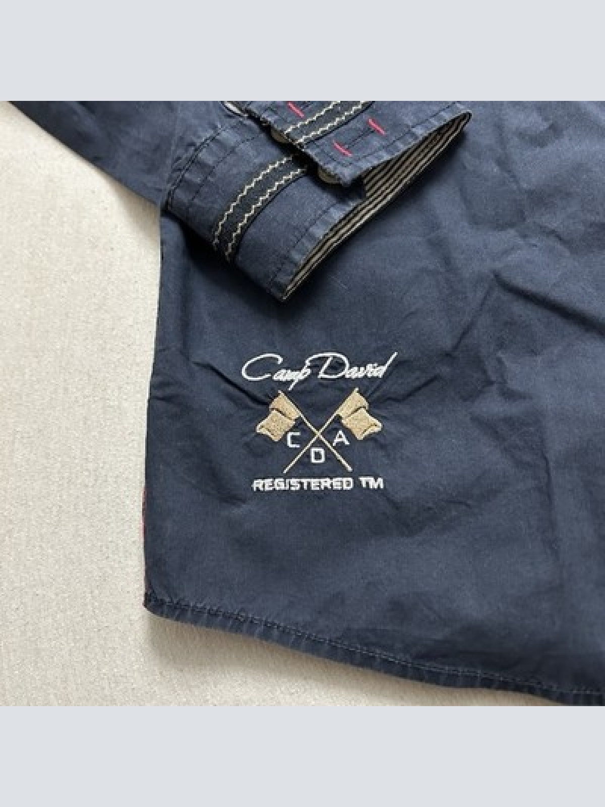 Camp David Freizeithemd Regular Fit Blau Herren Größe M Maße siehe Fotos