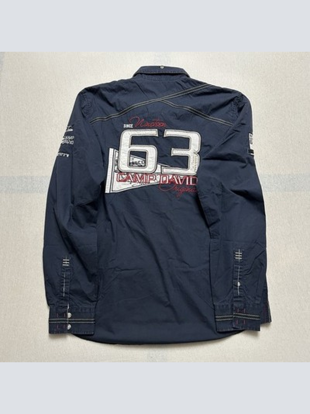 Camp David Freizeithemd Regular Fit Blau Herren Größe M Maße siehe Fotos