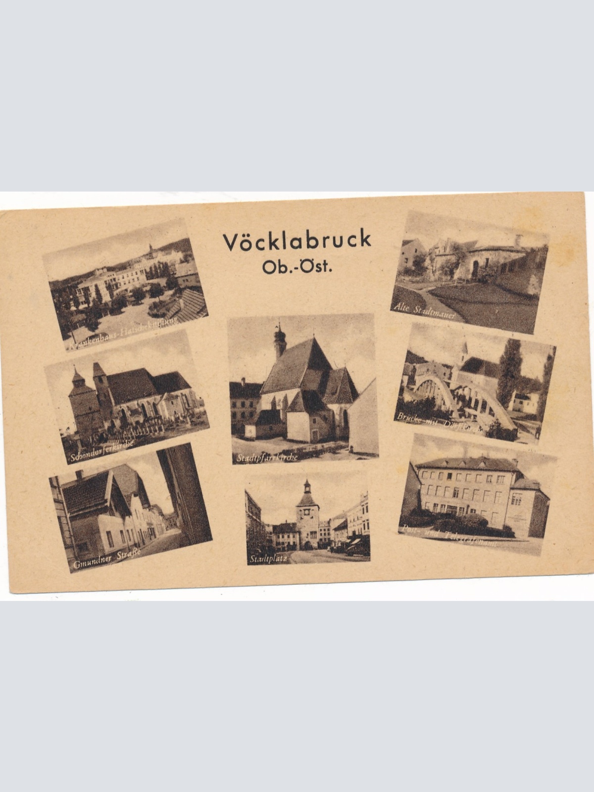 AK aus Vöcklabruck Mehrbildkarte Ansichtskarte (16766)