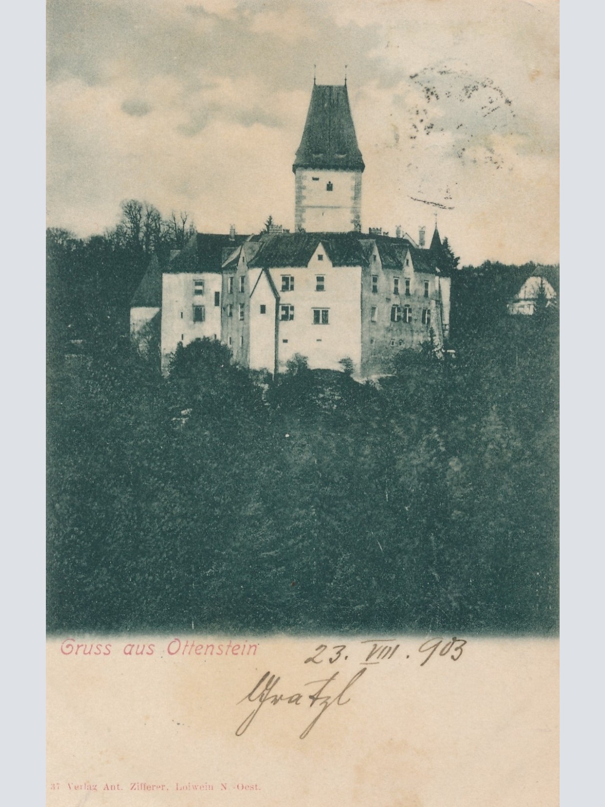 AK aus Ottenstein Schloss Niederösterreich Ansichtskarte (16828)