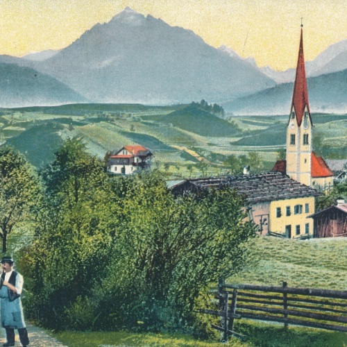 AK aus Vill beliebter Sommerfrischort Tirol Ansichtskarte (16800)