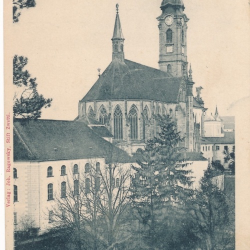 AK aus Zwettl mit Stift Niederösterreich Ansichtskarte (16812)