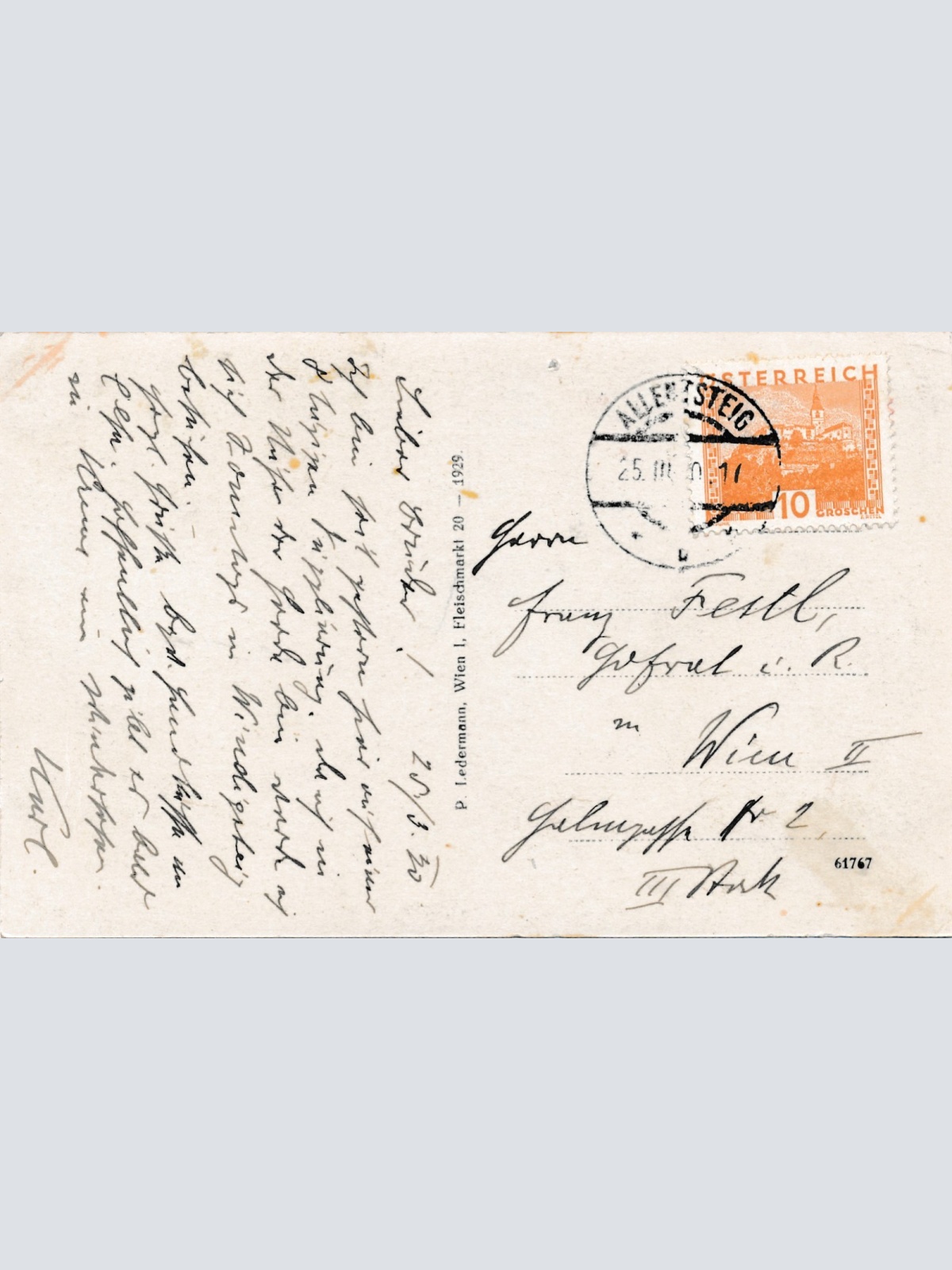 AK aus Allensteig Niederösterreich Ansichtskarte (16810)