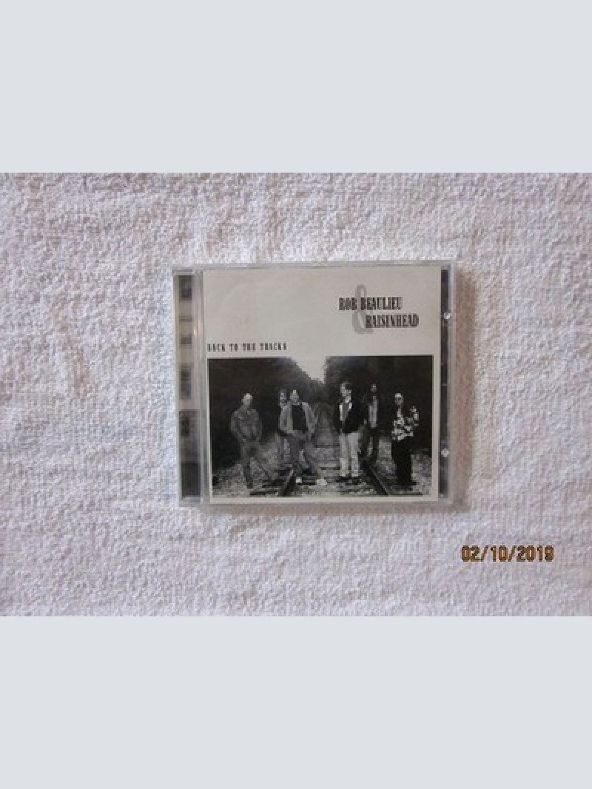 CD, Album Rob Beaulieu & Raisinhead - Back to the Tracks