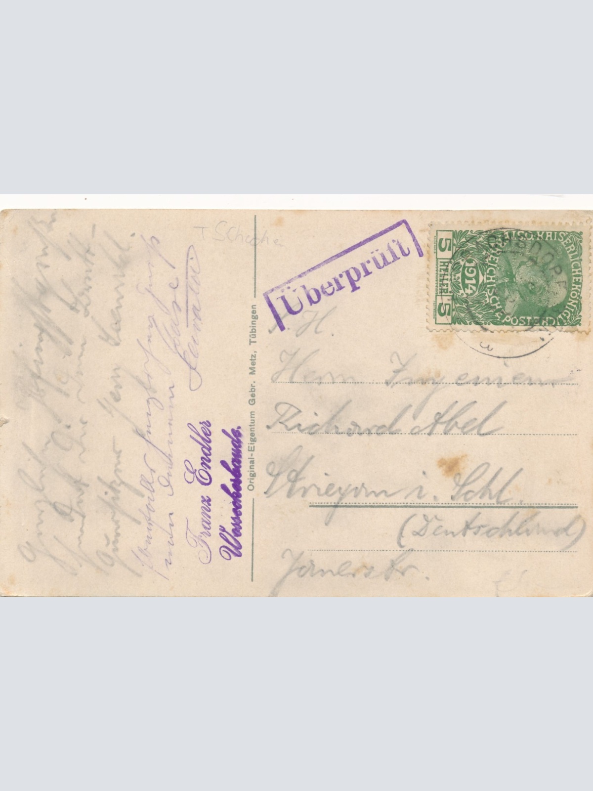 AK aus  Wosseckerbaude im Riesengebirge Tschechoslowakei Ansichtskarte (16728)