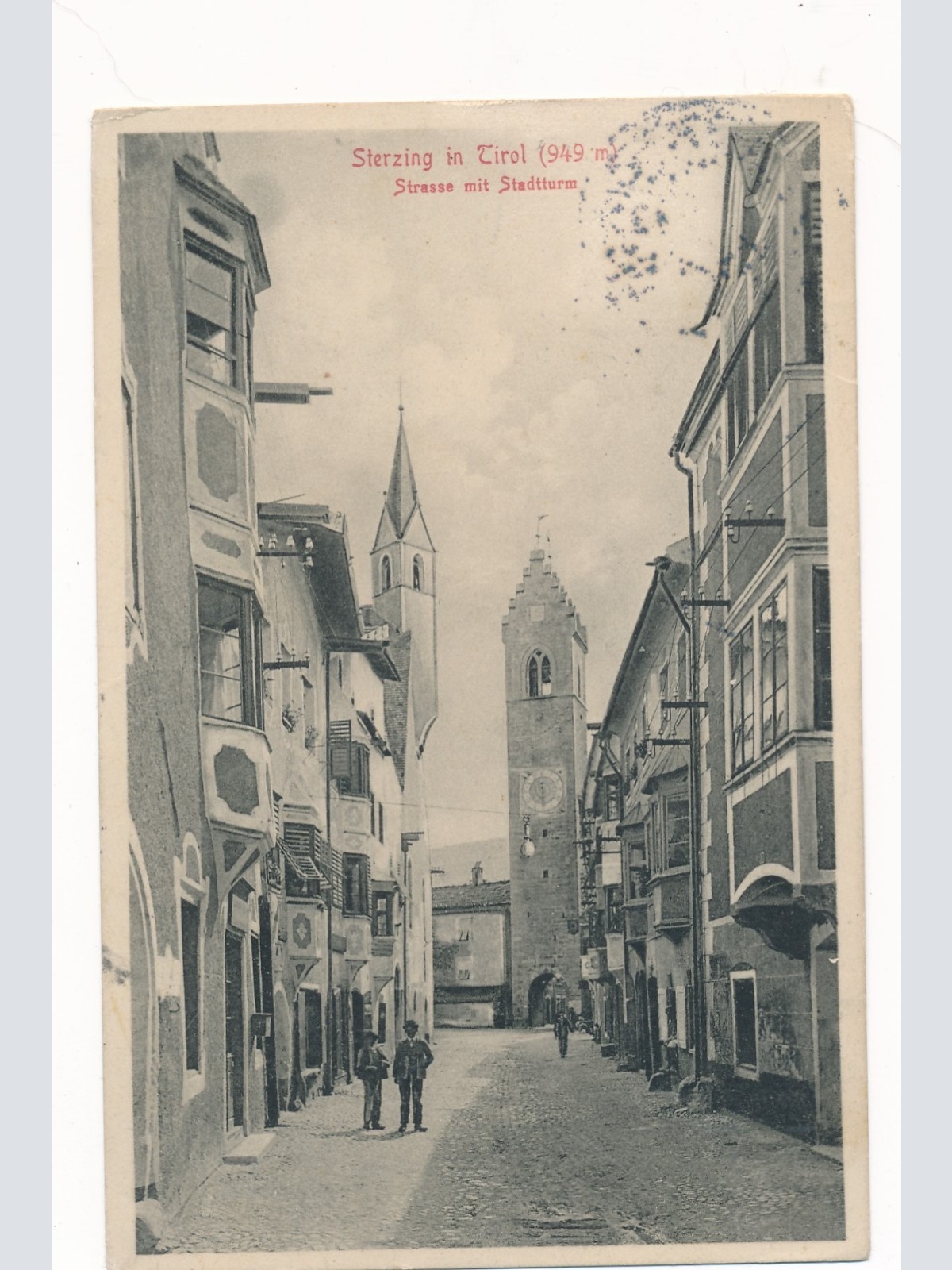 AK aus Sterzing in Tirol Strassenansicht Tirol Ansichtskarte (16729)