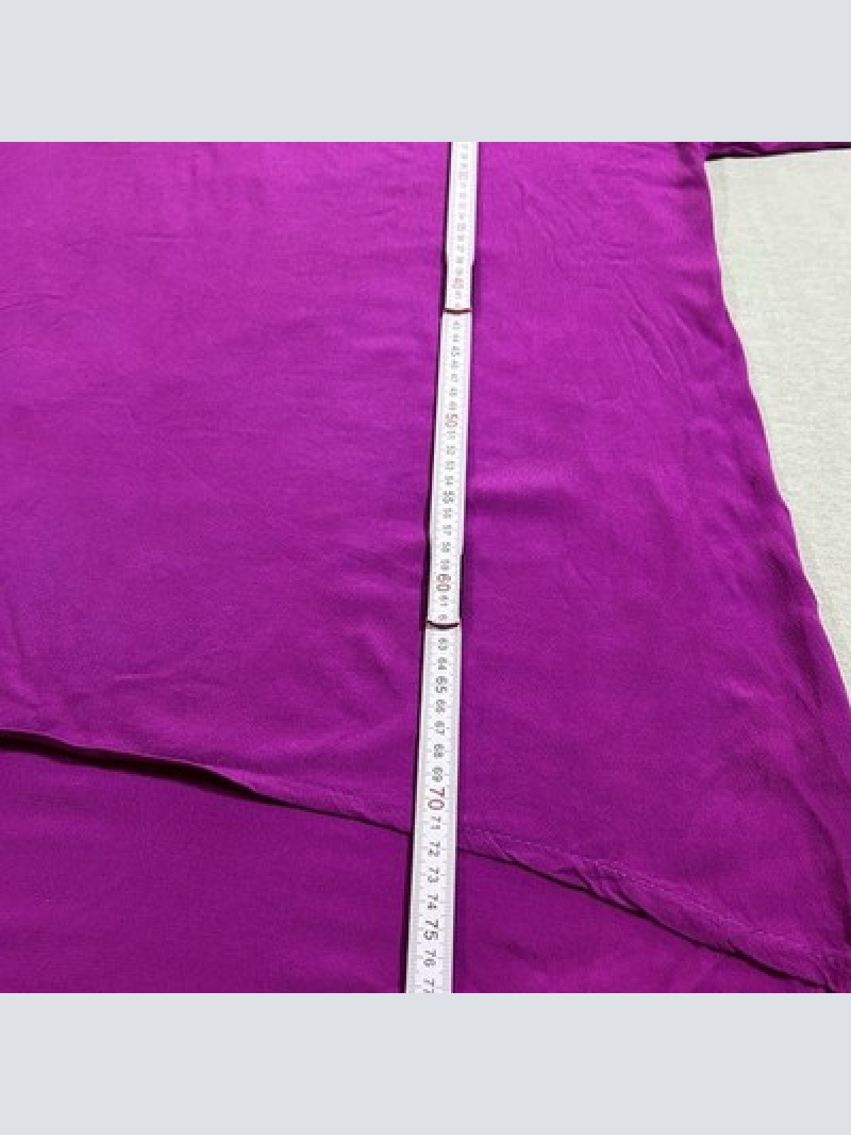 Xuna Made in Italy Langarm Bluse Lila Damen Größe L Oversize Maße auf Fotos