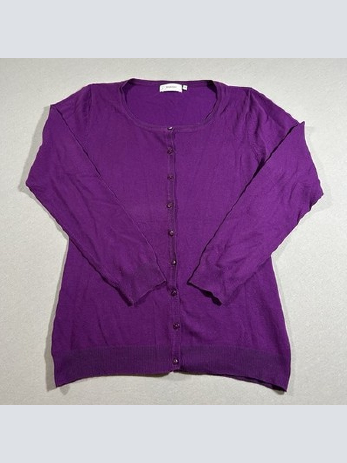 C&A Yessica leichte Strickjacke / Cardigan Lila Damen Größe M Maße auf Fotos