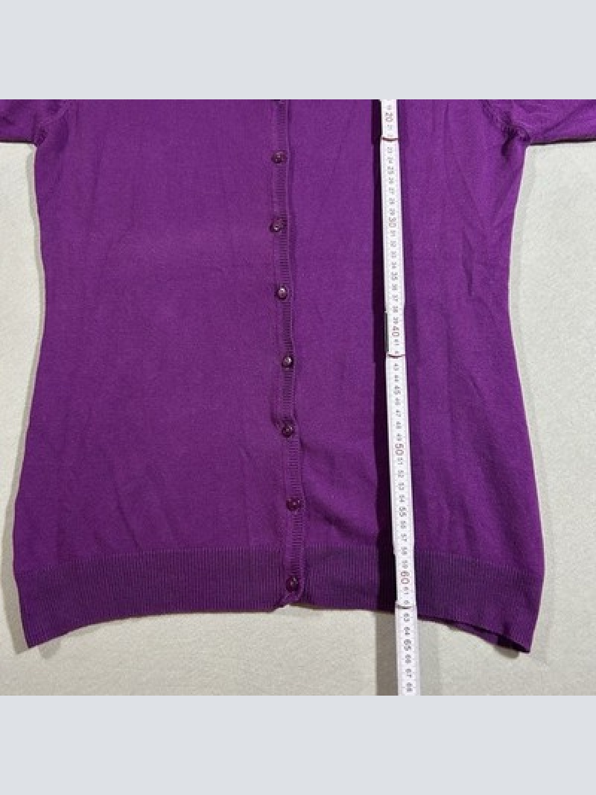 C&A Yessica leichte Strickjacke / Cardigan Lila Damen Größe M Maße auf Fotos