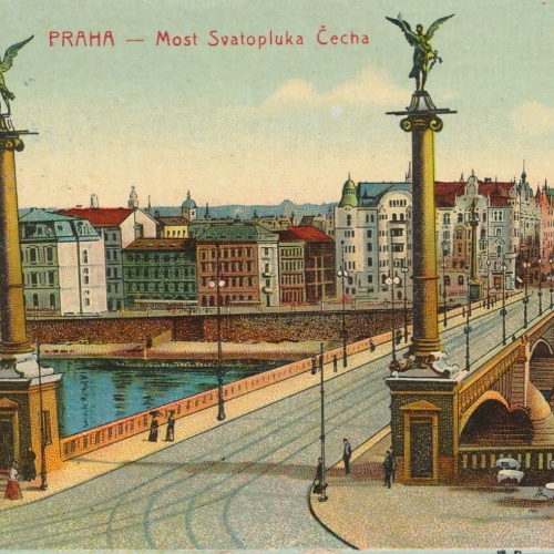 AK aus Praha Prag Most Svatopluka Cecha Tschechien Ansichtskarte (16743)