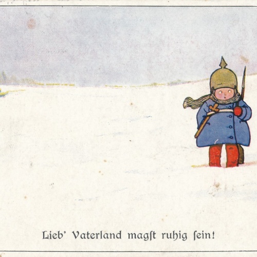 AK aus Militaria Lieb Vaterland Magst ruhig sein Ansichtskarte (16745)