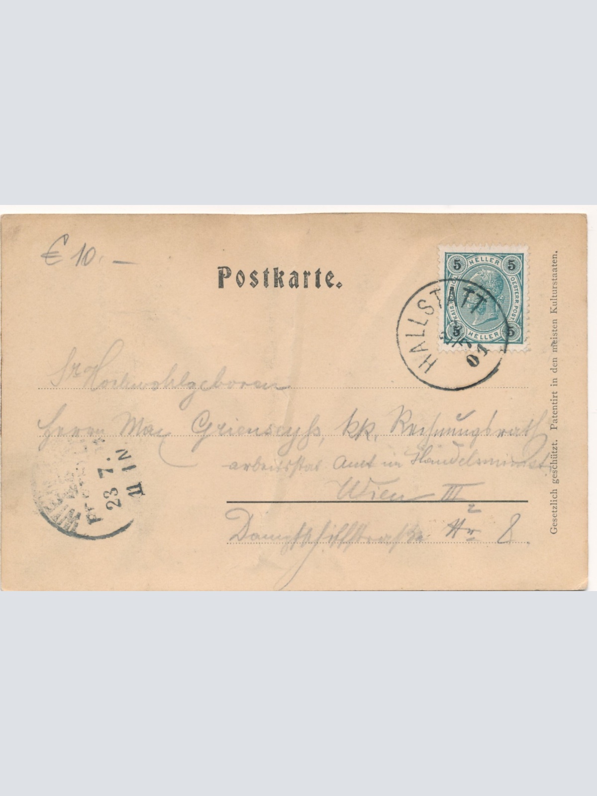 AK aus Hallstatt Oberösterreich Ansichtskarte (16611)