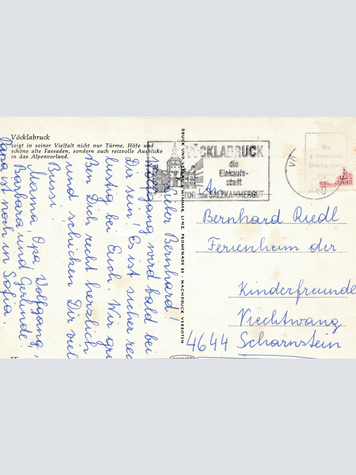 AK aus Vöcklabruck Oberösterreich Ansichtskarte (16853)