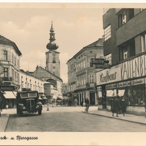 AK aus Wels Bismark Pfarrgasse Oberösterreich Ansichtskarte (16865)