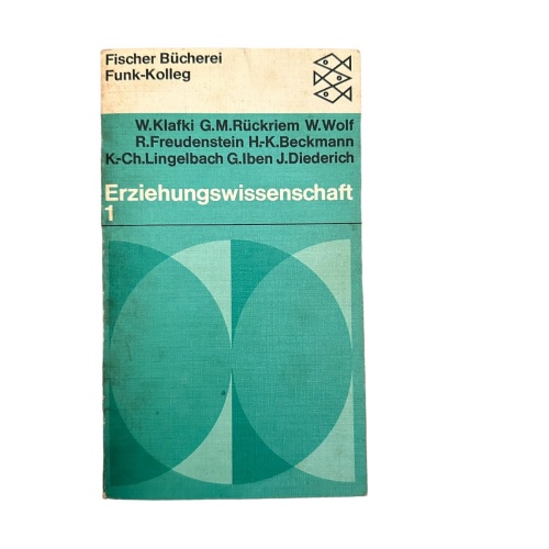 6793 Georg W. Rückriem ERZIEHUNGSWISSENSCHAFT 1. EINE EINFÜHRUNG