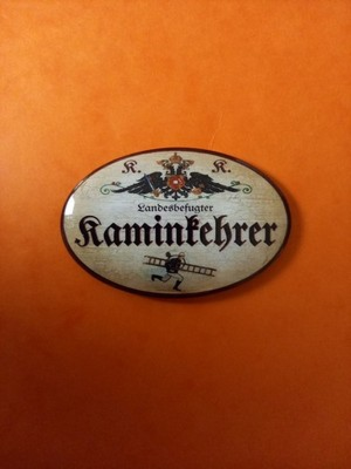 Nostalgie KuK Flaschenöffner Magnet Landesbefugter Kaminkehrer