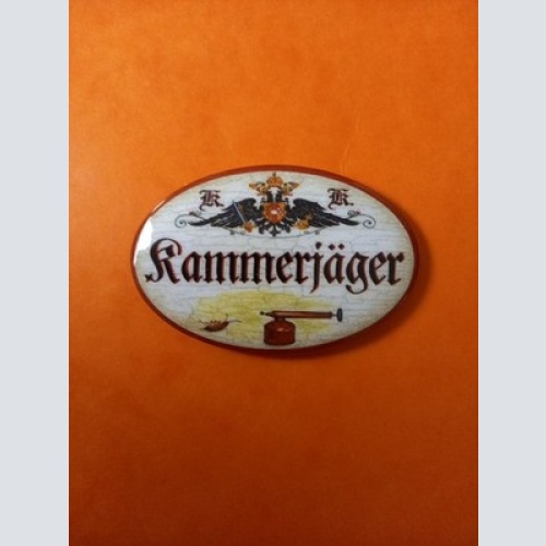 Nostalgie KuK Flaschenöffner Magnet Kammerjäger