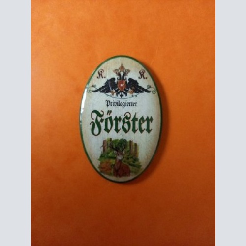 Nostalgie KuK Flaschenöffner Magnet Privilegierter Förster