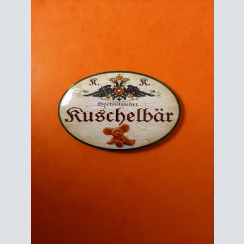 Nostalgie KuK Flaschenöffner Magnet Hochlöblicher Kuschelbär