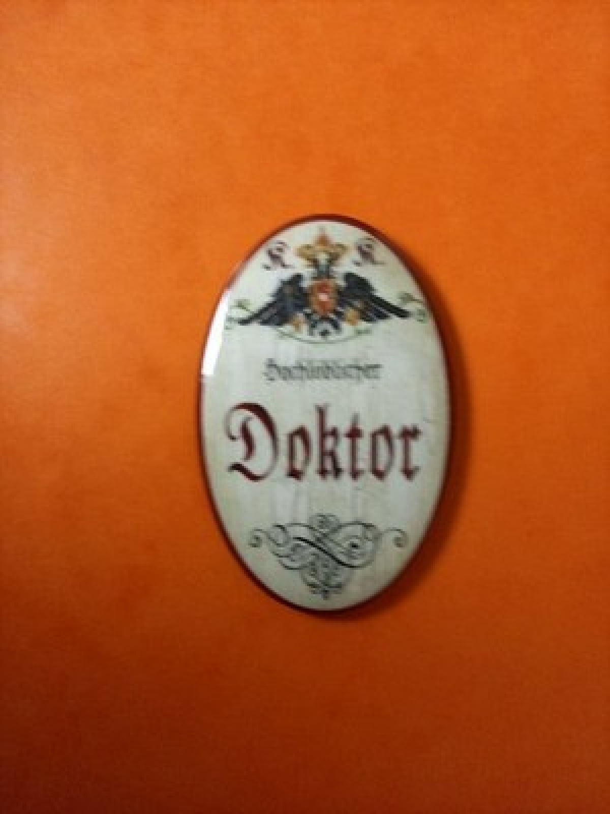 Nostalgie KuK Flaschenöffner Magnet Hochlöbliche Doktor