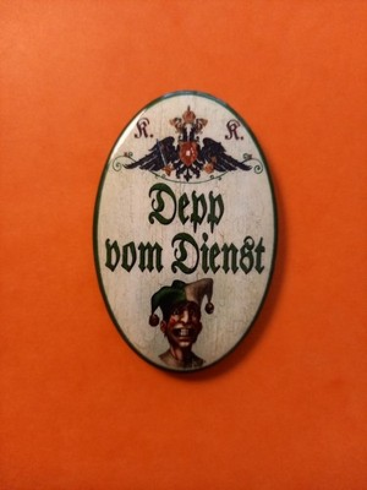 Nostalgie KuK Flaschenöffner Magnet Depp Vom Dienst